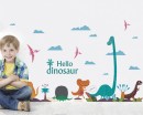 Dinosaurs Wall Decal, Dino Land HUGE Set Nursery Kids Playroom Wall decor